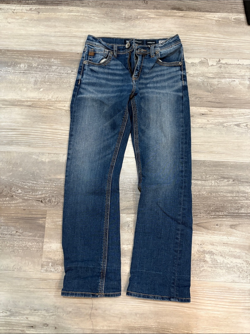 BKE Conner Boot Cut Jeans in Dark Blue Wash